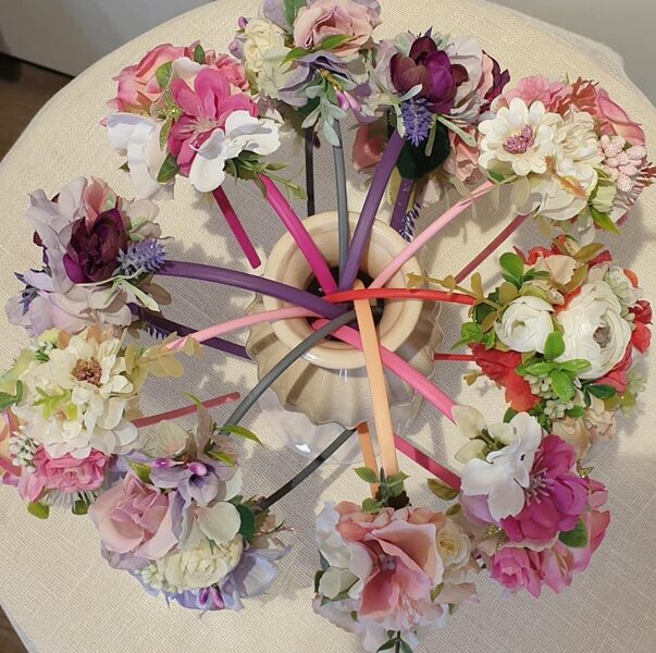 Ziedu matu stīpiņas