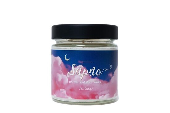 Aromātiskā svece - sapņo un tu nebūsi mazs.