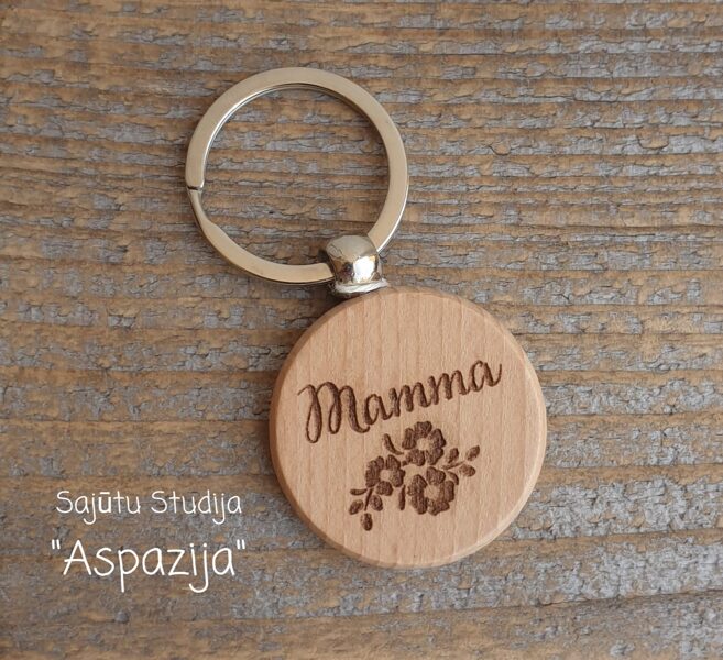 Koka atslēgu piekariņš Mamma