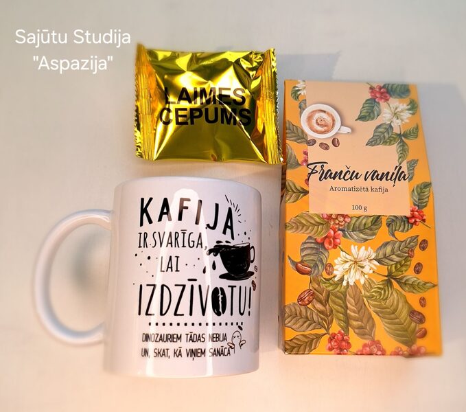 Dāvanu komplekts - Kafija ir svarīga, lai izdzīvotu