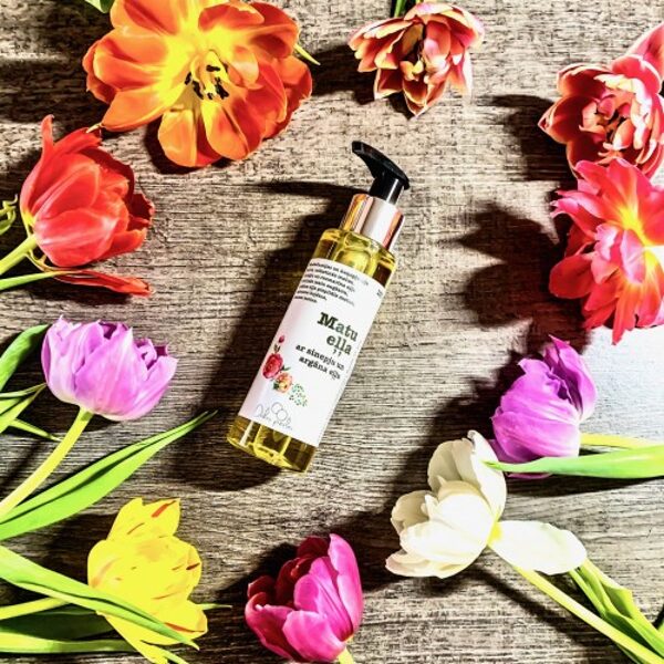 Matu eļļa ar sinepju un argāna eļļu