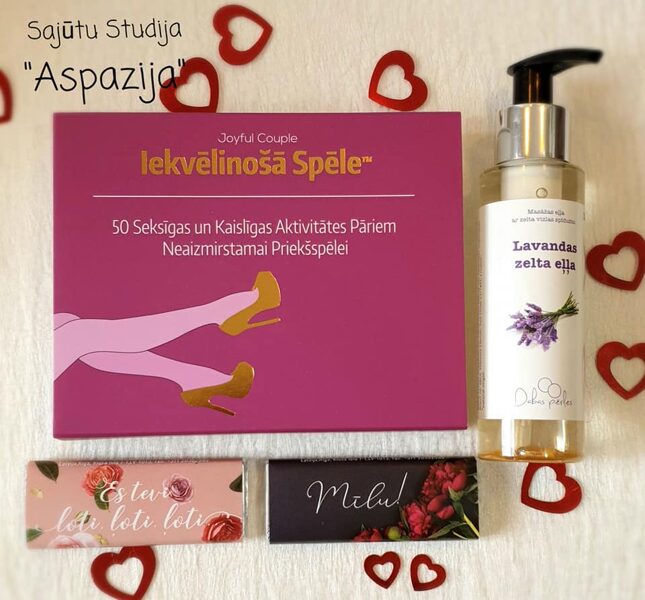 Komplekts iekvēlinošā spēlē un masāžas eļļa Nr.20