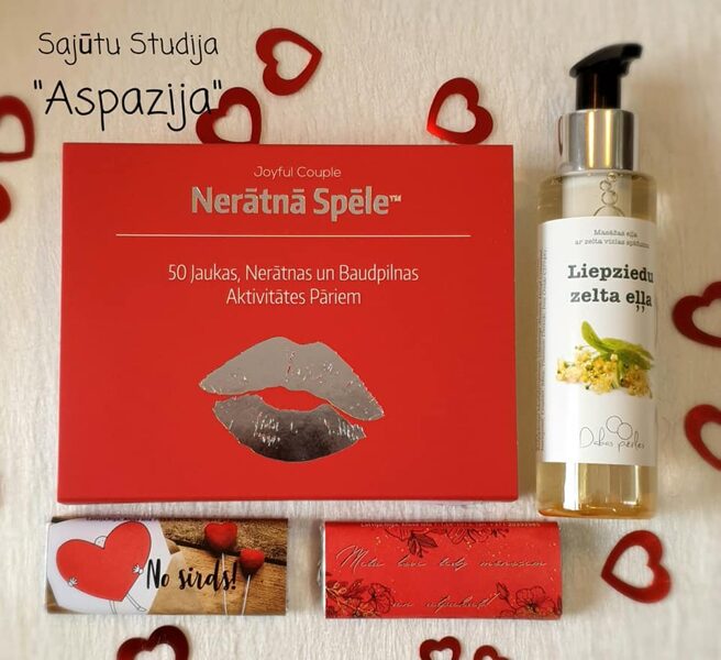 Komplekts nerātnā spēlē un masāžas eļļa Nr.21