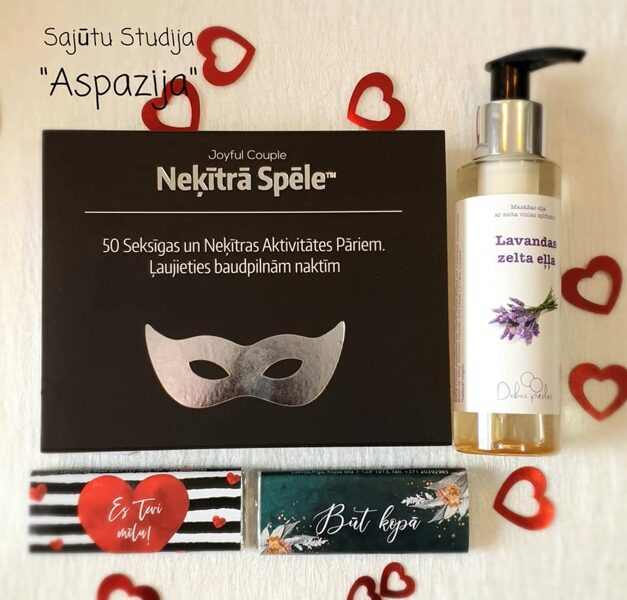 Komplekts neķītrā spēlē un masāžas eļļa Nr.22